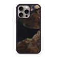 iPhone 15 Pro Max Wood+Resin Phone Case - Ryan (Pure Black, 664044) Cheap