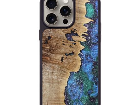 iPhone 15 Pro Max Wood+Resin Phone Case - Wyatt (Cosmos, 665081) Online Hot Sale