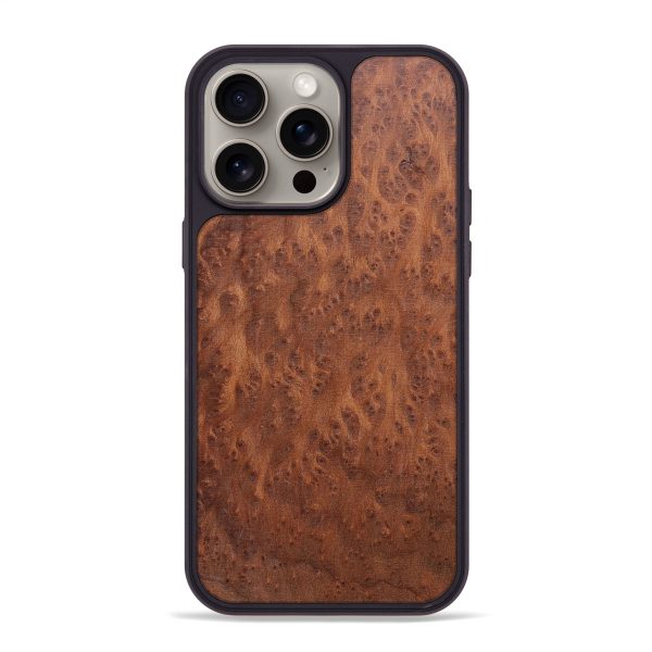 iPhone 15 Pro Max Burl Wood Phone Case - Charlie (Wood Burl, 660986) Online