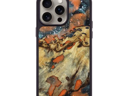 iPhone 15 Pro Max Wood+Resin Phone Case - Claude (Cosmos, 661534) Cheap