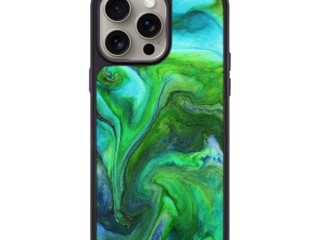 iPhone 15 Pro Max Wood+Resin Phone Case - Dylan (Watercolor, 662060) Cheap