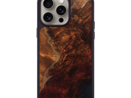 iPhone 15 Pro Max Wood+Resin Phone Case - Landyn (Wood Burl, 661667) Sale