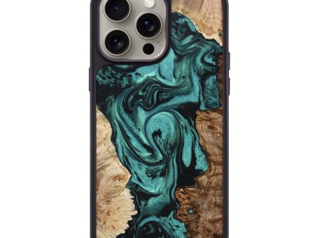 iPhone 15 Pro Max Wood+Resin Phone Case - Wilbert (Mosaic, 663618) Hot on Sale