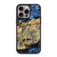 iPhone 15 Pro Max Wood+Resin Phone Case - Madilyn (Blue, 662220) Sale