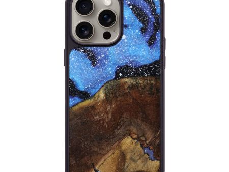 iPhone 15 Pro Max Wood+Resin Phone Case - Krystle (Cosmos, 663489) Sale