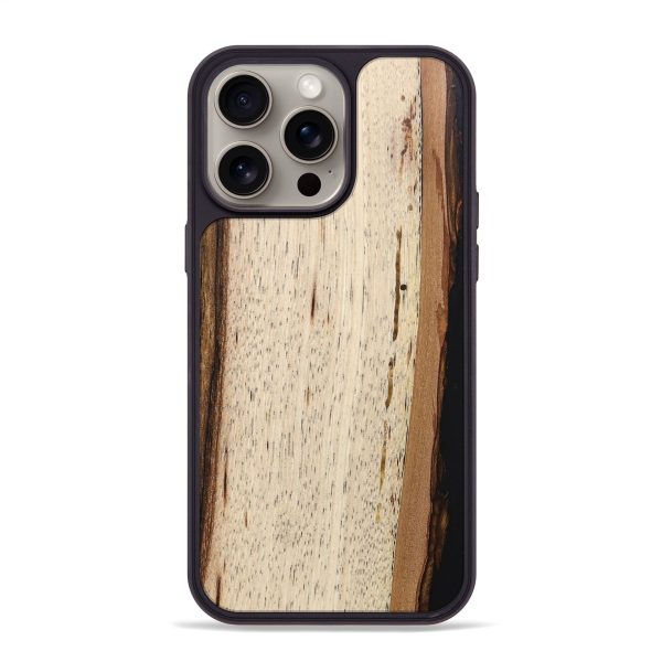 iPhone 15 Pro Max Wood+Resin Phone Case - Otis (Wood Burl, 664088) Supply