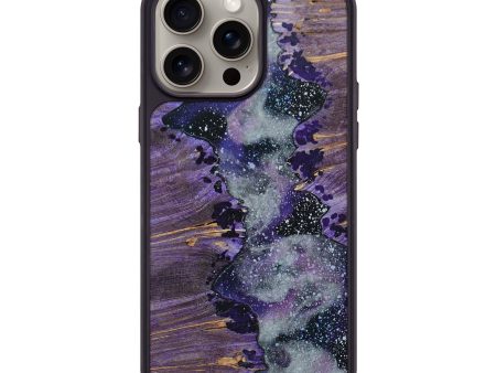 iPhone 15 Pro Max Wood+Resin Phone Case - Briella (Cosmos, 664653) For Discount