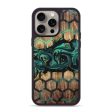 iPhone 15 Pro Max Wood+Resin Phone Case - Rodney (Green, 664859) For Cheap