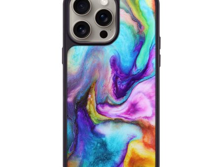 iPhone 15 Pro Max Wood+Resin Phone Case - Margaret (Watercolor, 662106) For Discount