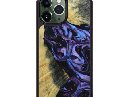 iPhone 13 Pro Max Wood+Resin Phone Case - Franklin (Purple, 662004) For Discount