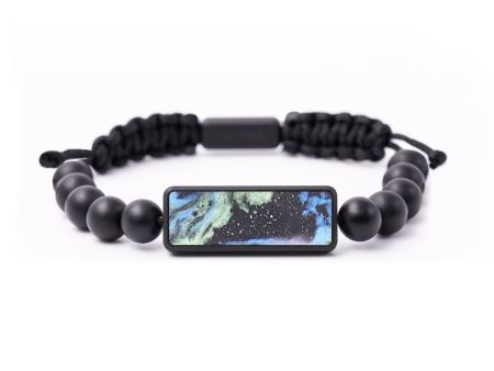 Onyx Bead Wood+Resin Bracelet - Miranda (Cosmos, 664489) Online Sale