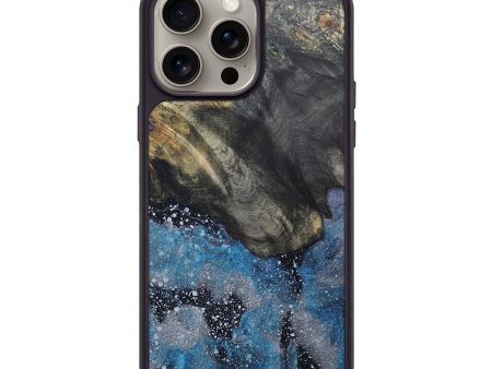 iPhone 15 Pro Max Wood+Resin Phone Case - Alaina (Cosmos, 666012) Discount