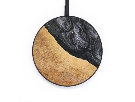 Circle Wood+Resin Wireless Charger - Shaq (Pure Black, 664389) For Discount