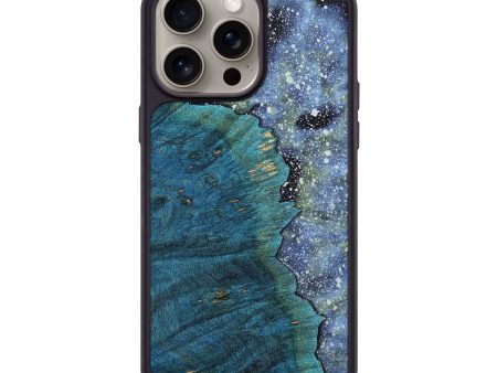 iPhone 15 Pro Max Wood+Resin Phone Case - Rick (Cosmos, 662029) For Cheap