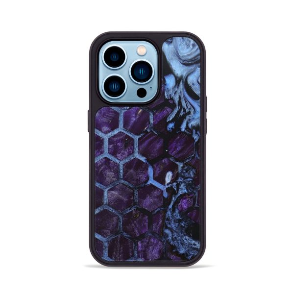 iPhone 14 Pro Wood+Resin Phone Case - Miguel (Pattern, 664920) Sale