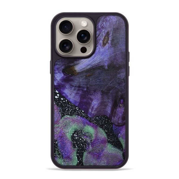 iPhone 15 Pro Max Wood+Resin Phone Case - Nicolas (Cosmos, 663779) Online now