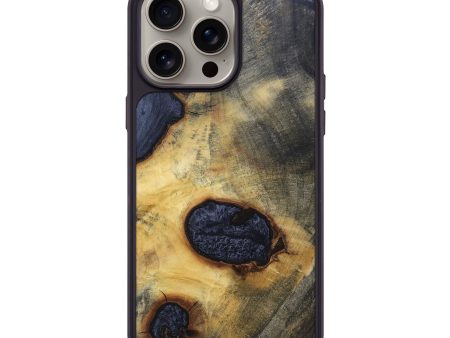 iPhone 15 Pro Max Wood+Resin Phone Case - Kenya (Wood Burl, 664917) Fashion