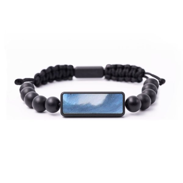 Onyx Bead ResinArt Bracelet - Herman (Blue, 664623) Online