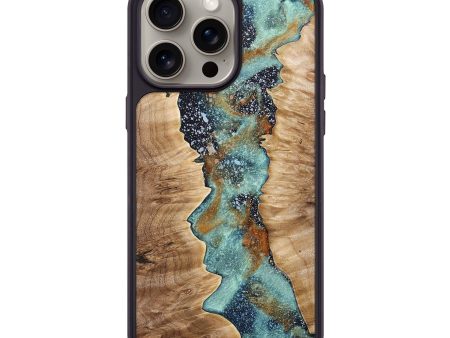 iPhone 15 Pro Max Wood+Resin Phone Case - Julia (Cosmos, 665574) Supply