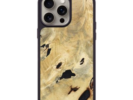 iPhone 15 Pro Max Wood+Resin Phone Case - Nakia (Gunmetal, 664818) Supply