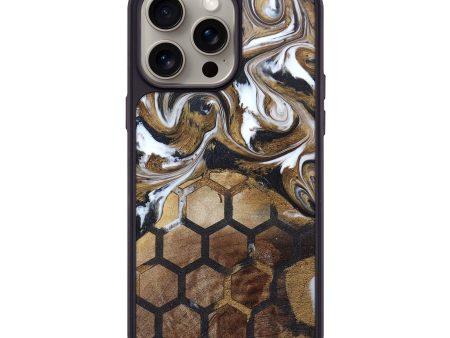 iPhone 15 Pro Max Wood+Resin Phone Case - Candace (Pattern, 666209) Sale