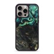 iPhone 15 Pro Max Wood+Resin Phone Case - Arielle (Green, 665906) Discount