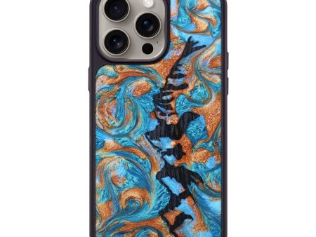 iPhone 15 Pro Max Wood+Resin Phone Case - Melinda (Pattern, 663505) Cheap