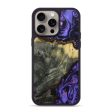 iPhone 15 Pro Max Wood+Resin Phone Case - Deloris (Purple, 661711) Online now