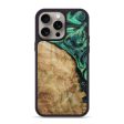 iPhone 15 Pro Max Wood+Resin Phone Case - Jace (Green, 661202) Cheap