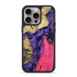 iPhone 15 Pro Max Wood+Resin Phone Case - Janis (Mosaic, 661723) on Sale