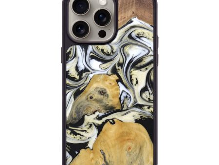 iPhone 15 Pro Max Wood+Resin Phone Case - Judith (Mosaic, 665789) Online now