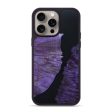 iPhone 15 Pro Max Wood+Resin Phone Case - Lakisha (Pure Black, 665292) Hot on Sale