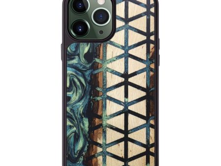 iPhone 13 Pro Max Wood+Resin Phone Case - Stacy (Pattern, 666233) Sale