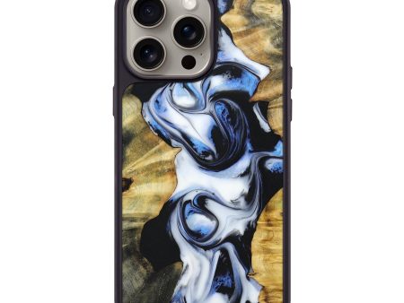 iPhone 15 Pro Max Wood+Resin Phone Case - Miracle (Mosaic, 661718) Fashion