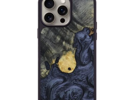 iPhone 15 Pro Max Wood+Resin Phone Case - Luis (Gunmetal, 664867) Online