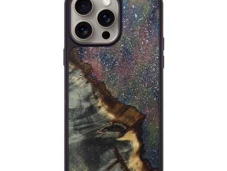 iPhone 15 Pro Max Wood+Resin Phone Case - Sonya (Cosmos, 663402) on Sale