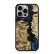 iPhone 15 Pro Max Wood+Resin Phone Case - Freddie (Blue, 665034) Hot on Sale