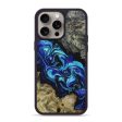 iPhone 15 Pro Max Wood+Resin Phone Case - Journey (Blue, 662434) Discount