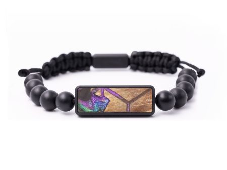 Onyx Bead Wood+Resin Bracelet - Justice (Pattern, 664462) Supply