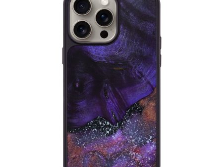 iPhone 15 Pro Max Wood+Resin Phone Case - Lola (Cosmos, 664261) For Sale