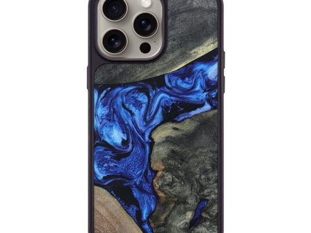 iPhone 15 Pro Max Wood+Resin Phone Case - Bryce (Mosaic, 662775) Online Sale