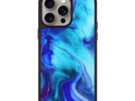 iPhone 15 Pro Max Wood+Resin Phone Case - Dominique (Watercolor, 662020) Online