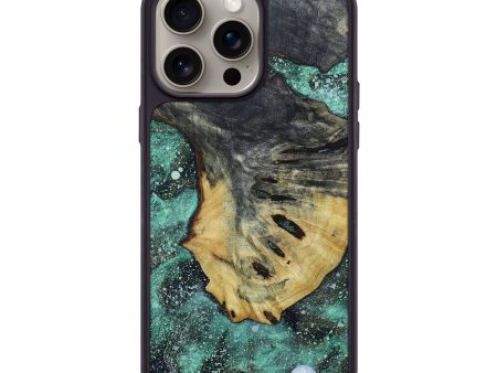 iPhone 15 Pro Max Wood+Resin Phone Case - Ana (Cosmos, 665013) For Discount