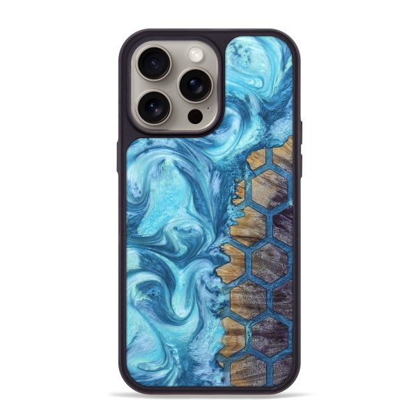 iPhone 15 Pro Max Wood+Resin Phone Case - Joaquin (Pattern, 662759) Sale