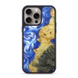 iPhone 15 Pro Max Wood+Resin Phone Case - Joni (Blue, 663636) Online