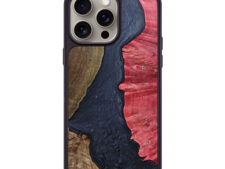 iPhone 15 Pro Max Wood+Resin Phone Case - Porter (Mosaic, 663559) Online