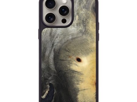 iPhone 15 Pro Max Wood+Resin Phone Case - Braden (Gunmetal, 664812) Sale