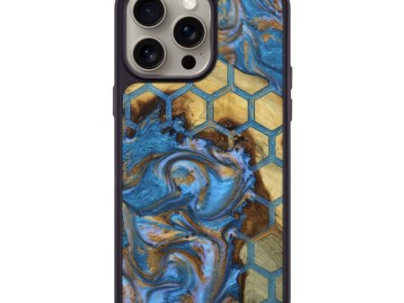 iPhone 15 Pro Max Wood+Resin Phone Case - Joaquin (Pattern, 661696) For Cheap