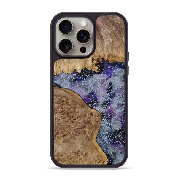 iPhone 15 Pro Max Wood+Resin Phone Case - Matt (Cosmos, 664642) Online