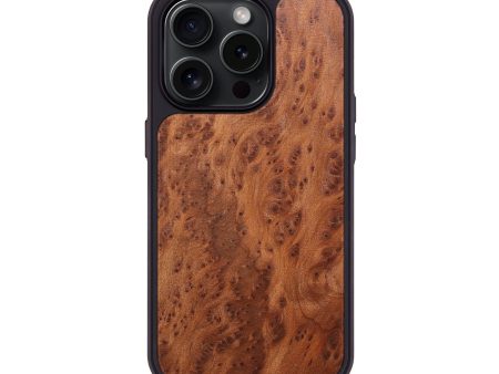 iPhone 15 Pro Burl Wood Phone Case - Bridget (Wood Burl, 660981) on Sale